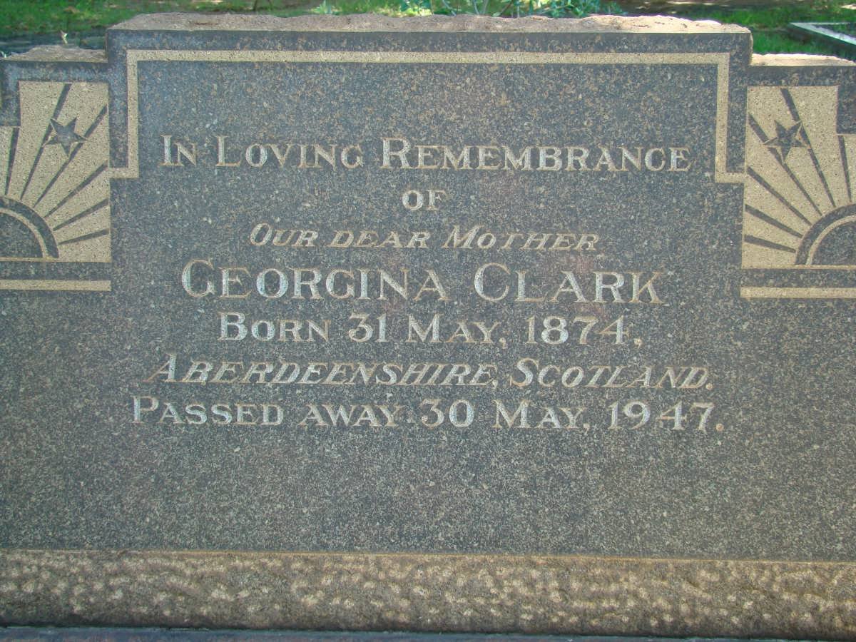 CLARK Georgina 1874-1947
