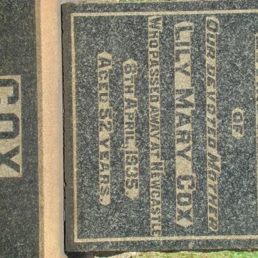 COX Lily Mary -1935