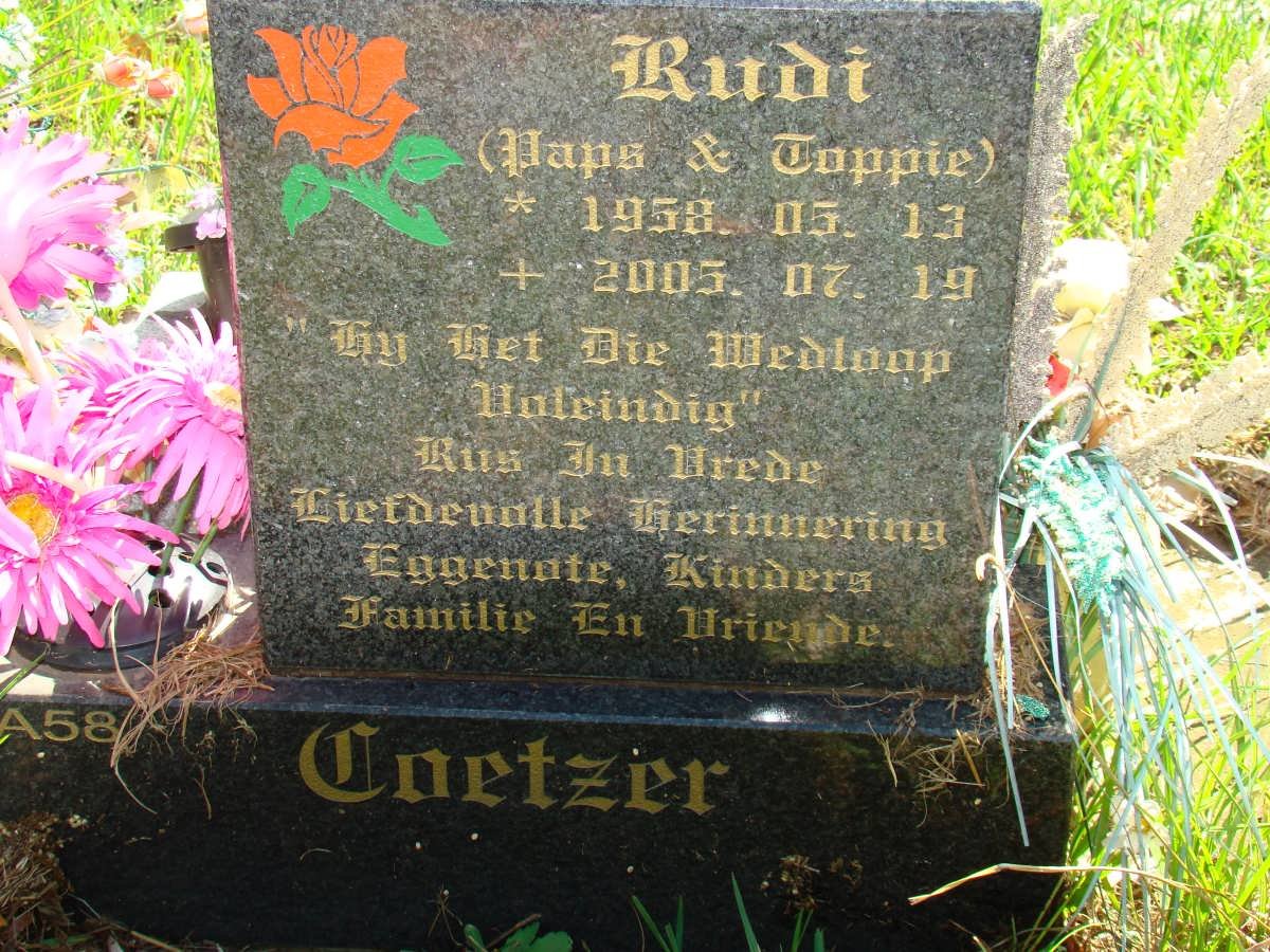 COETZER Rudi 1958-2005
