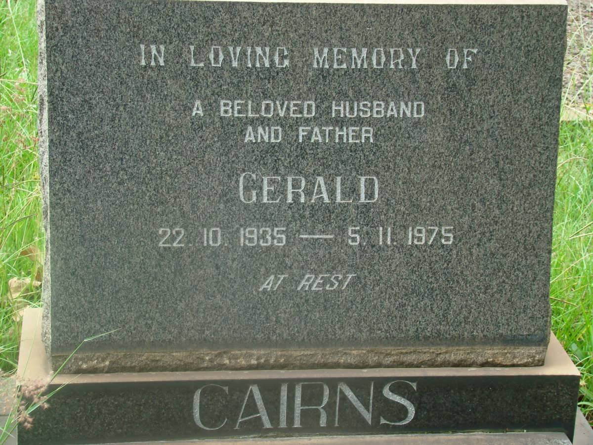 CAIRNS Gerald 1935-1975