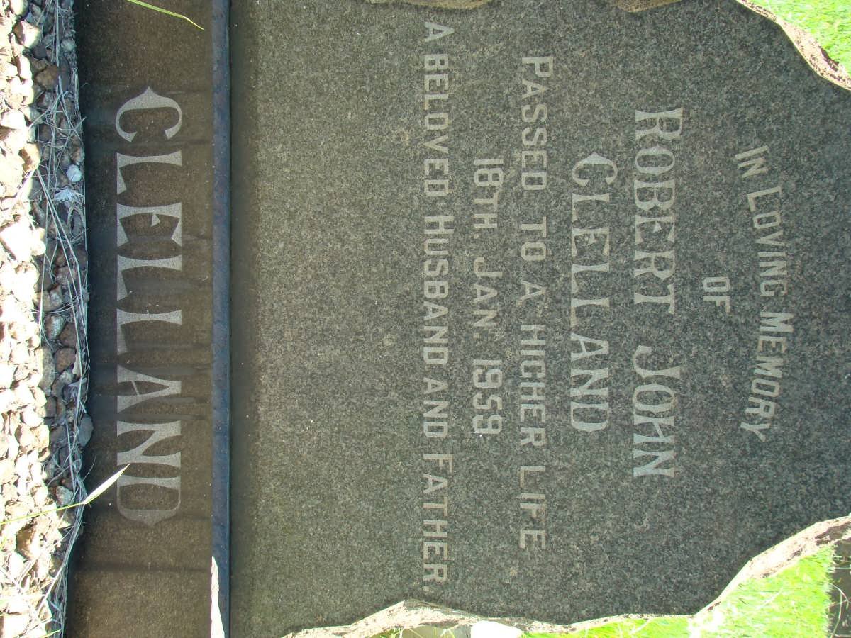 CLELLAND Robert John -1959