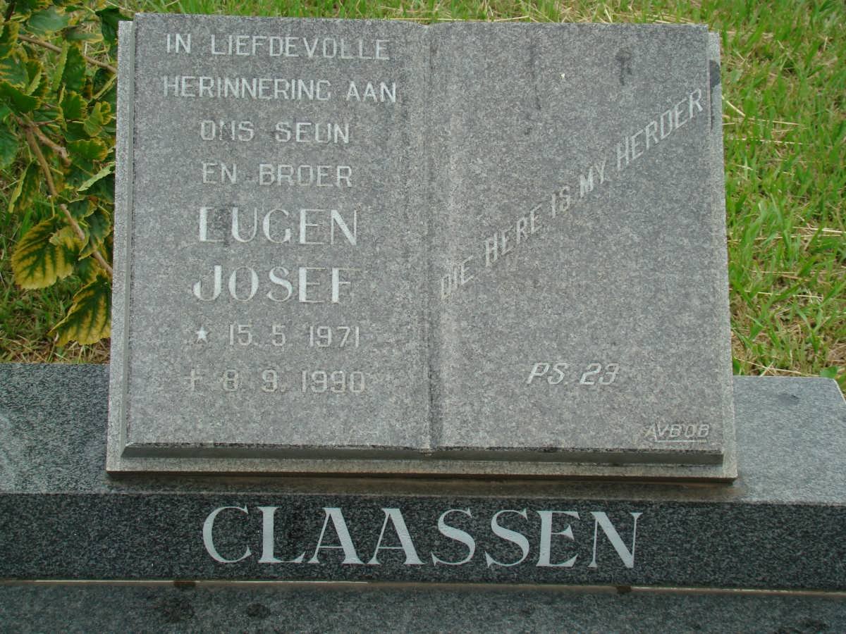 CLAASSEN Eugen Josef 1971-1990