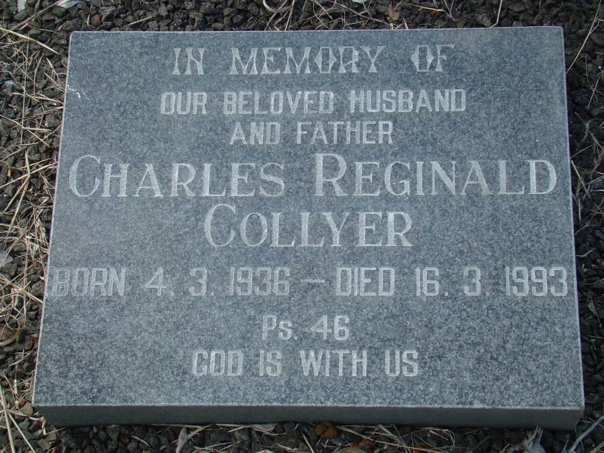 COLLYER Charles Reginald 1936-1993