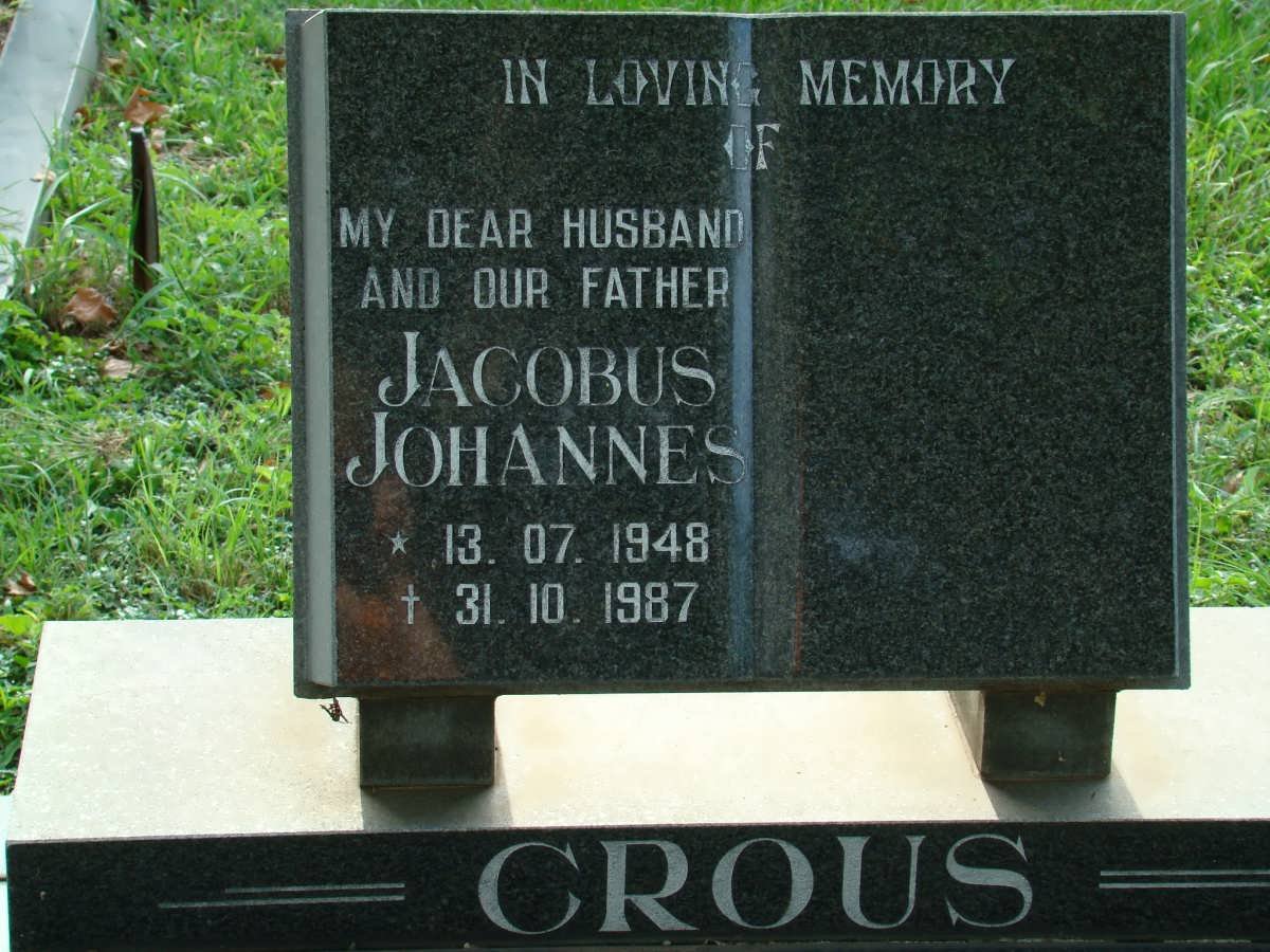 CROUS Jacobus Johannes 1948-1987
