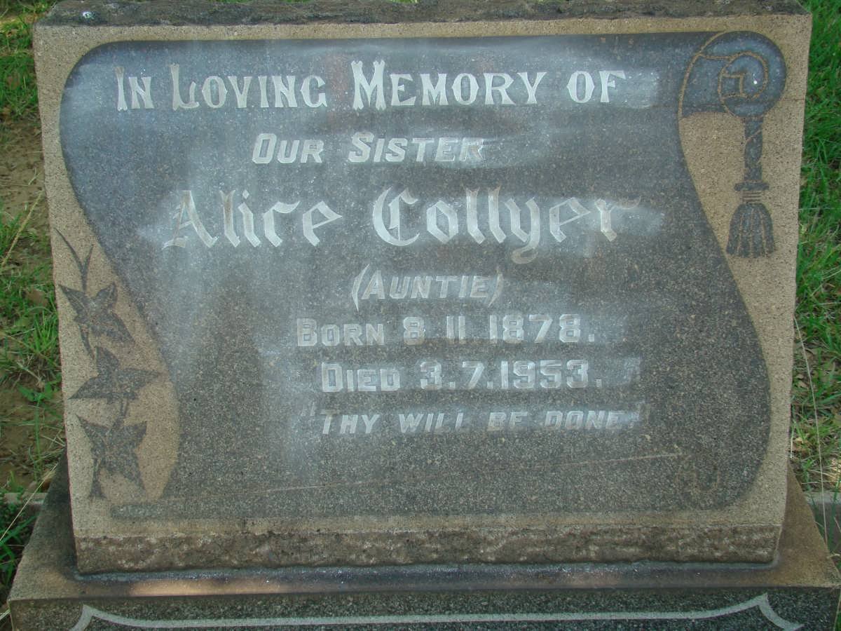 COLLYER Alice 1878-1953