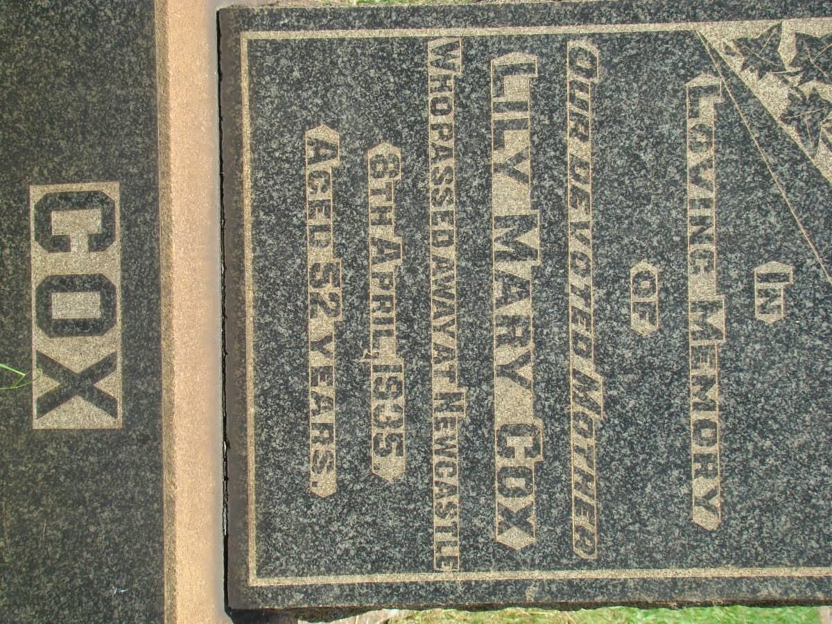 COX Lily Mary -1935