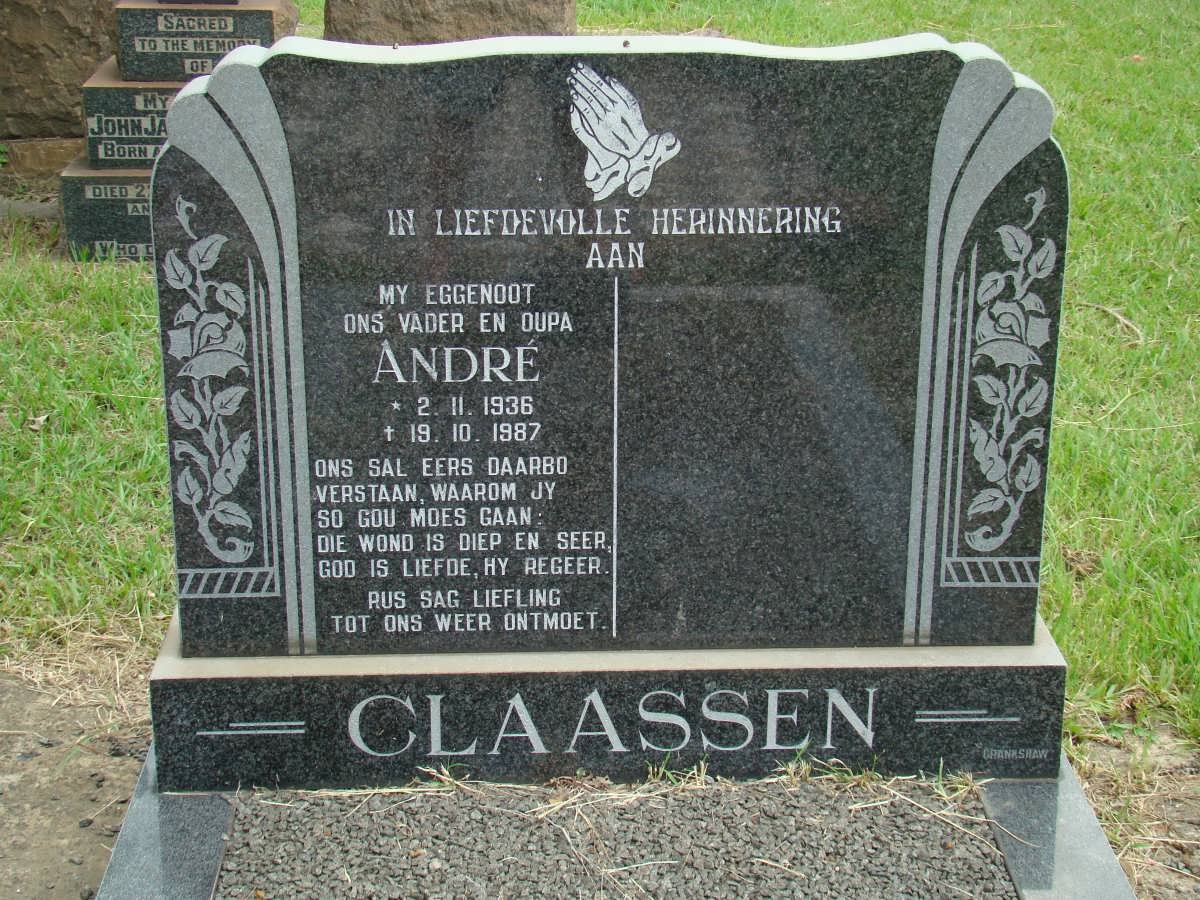 CLAASSEN Andre 1936-1987