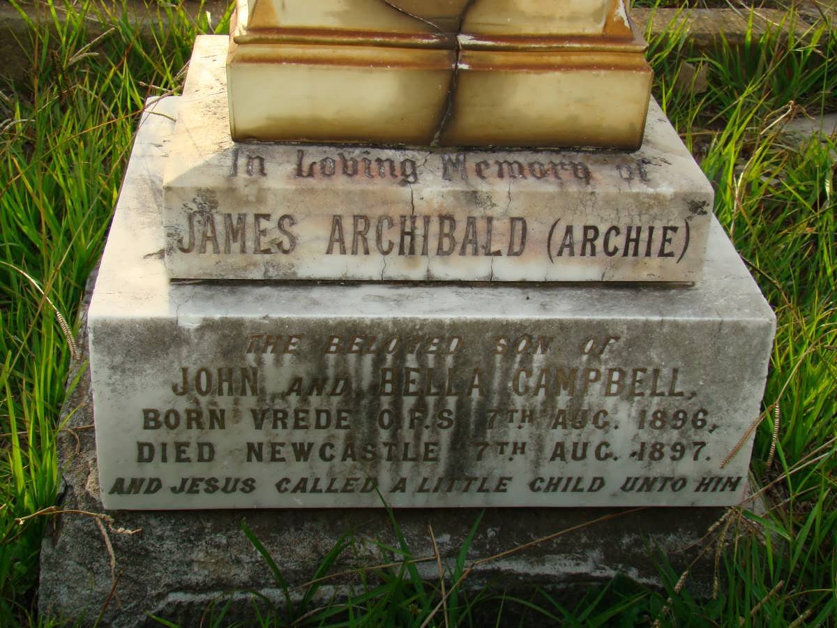 CAMPBELL James Archibald 1896-1897