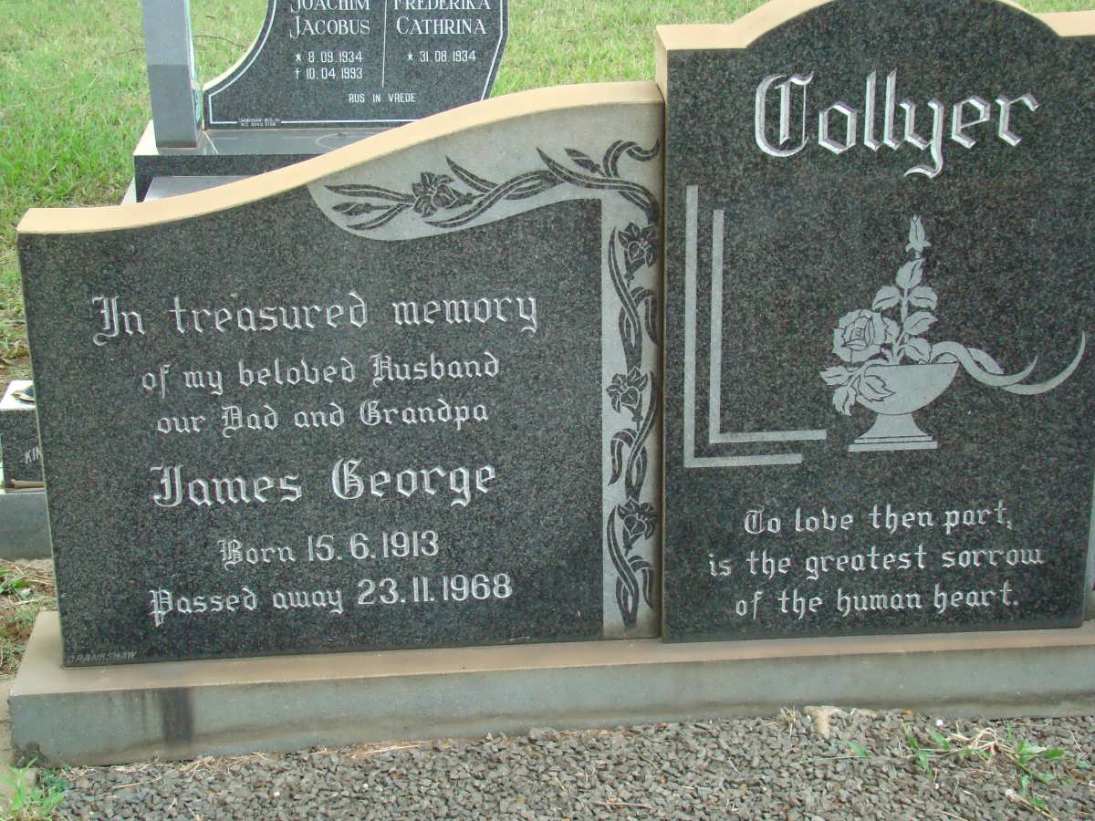 COLLYER James George 1913-1968