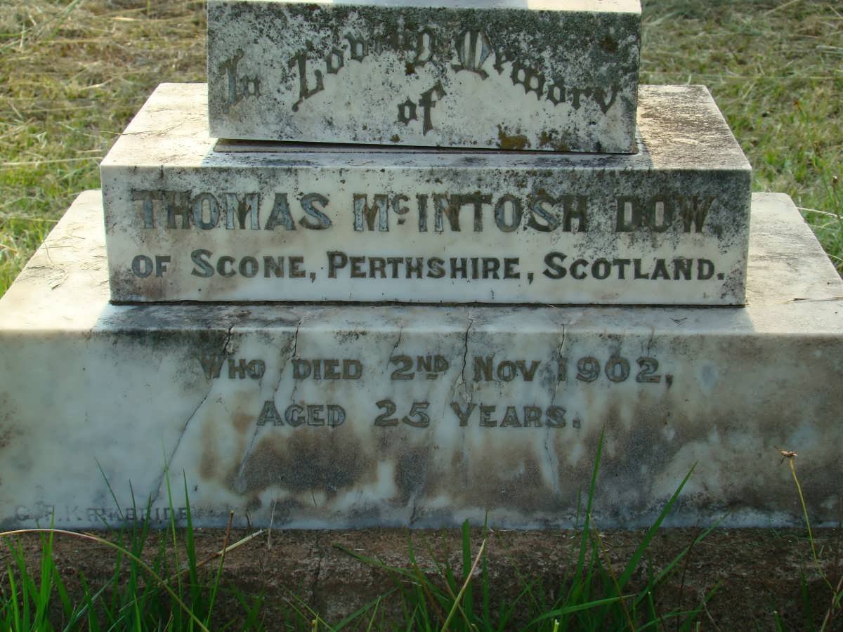 DOW Thomas McIntosh -1902