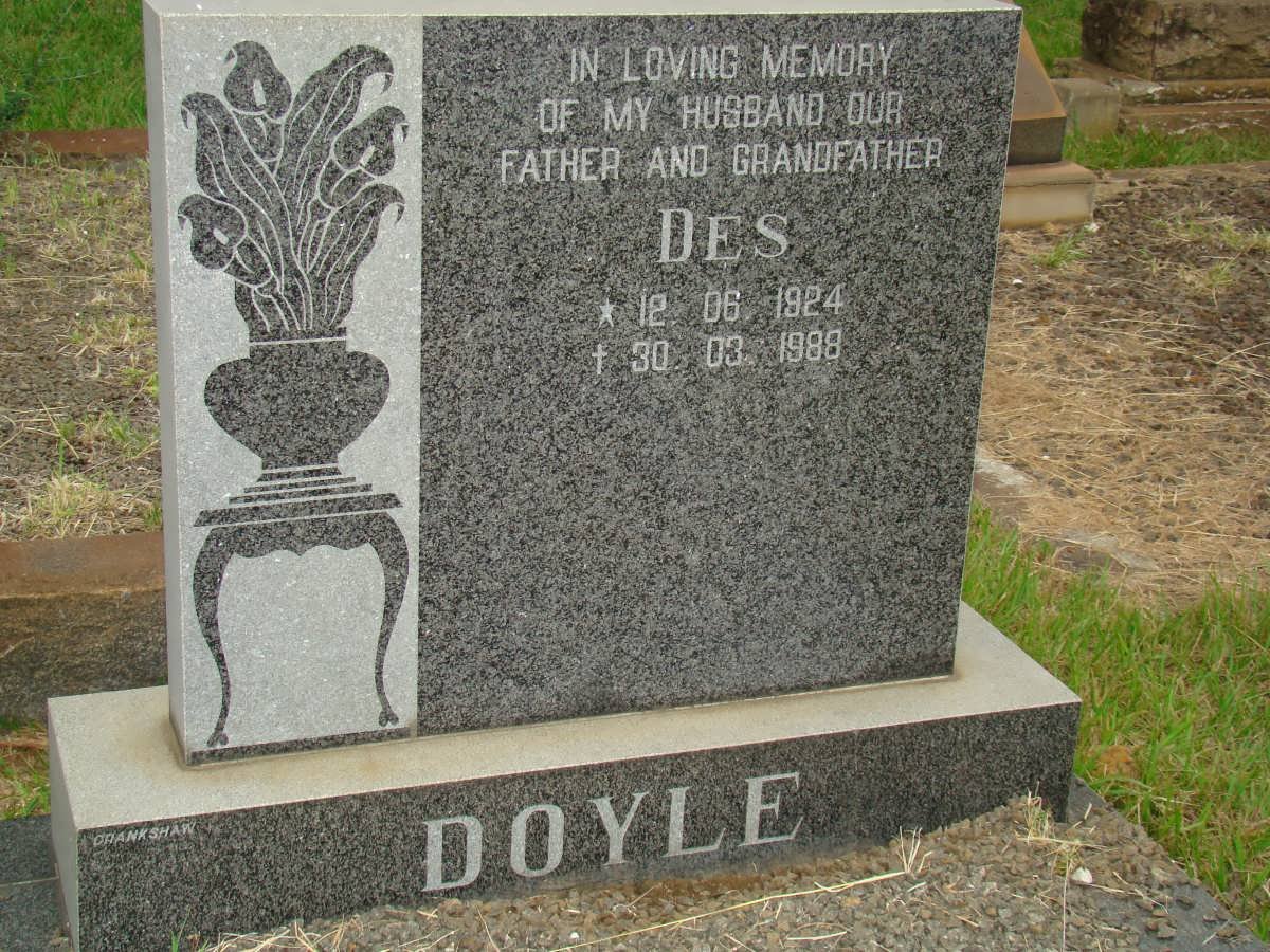 DOYLE Des 1924-1988