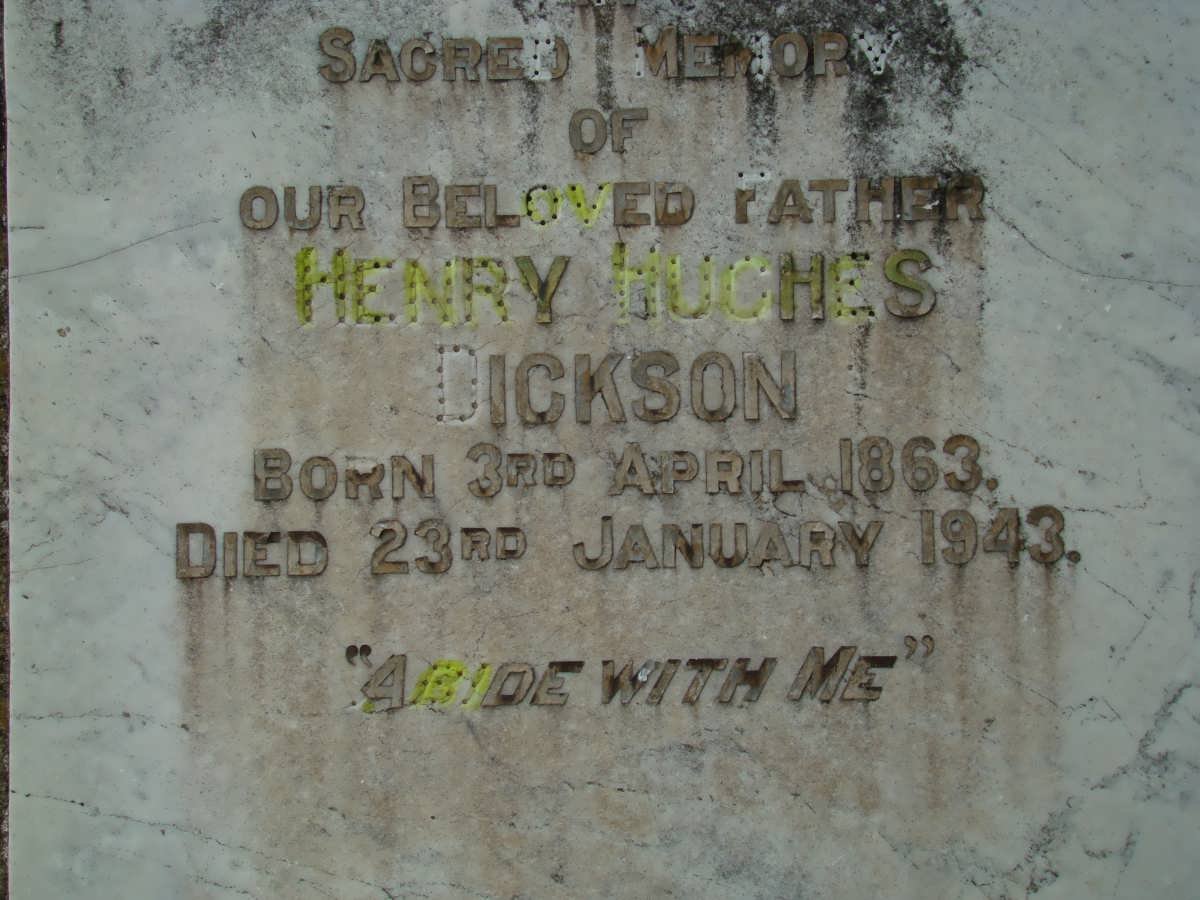 DICKSON Henry Hughes 1863-1943
