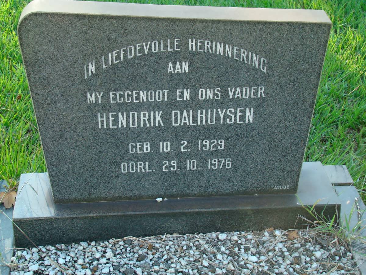 DALHUYSEN Hendrik 1929-1976