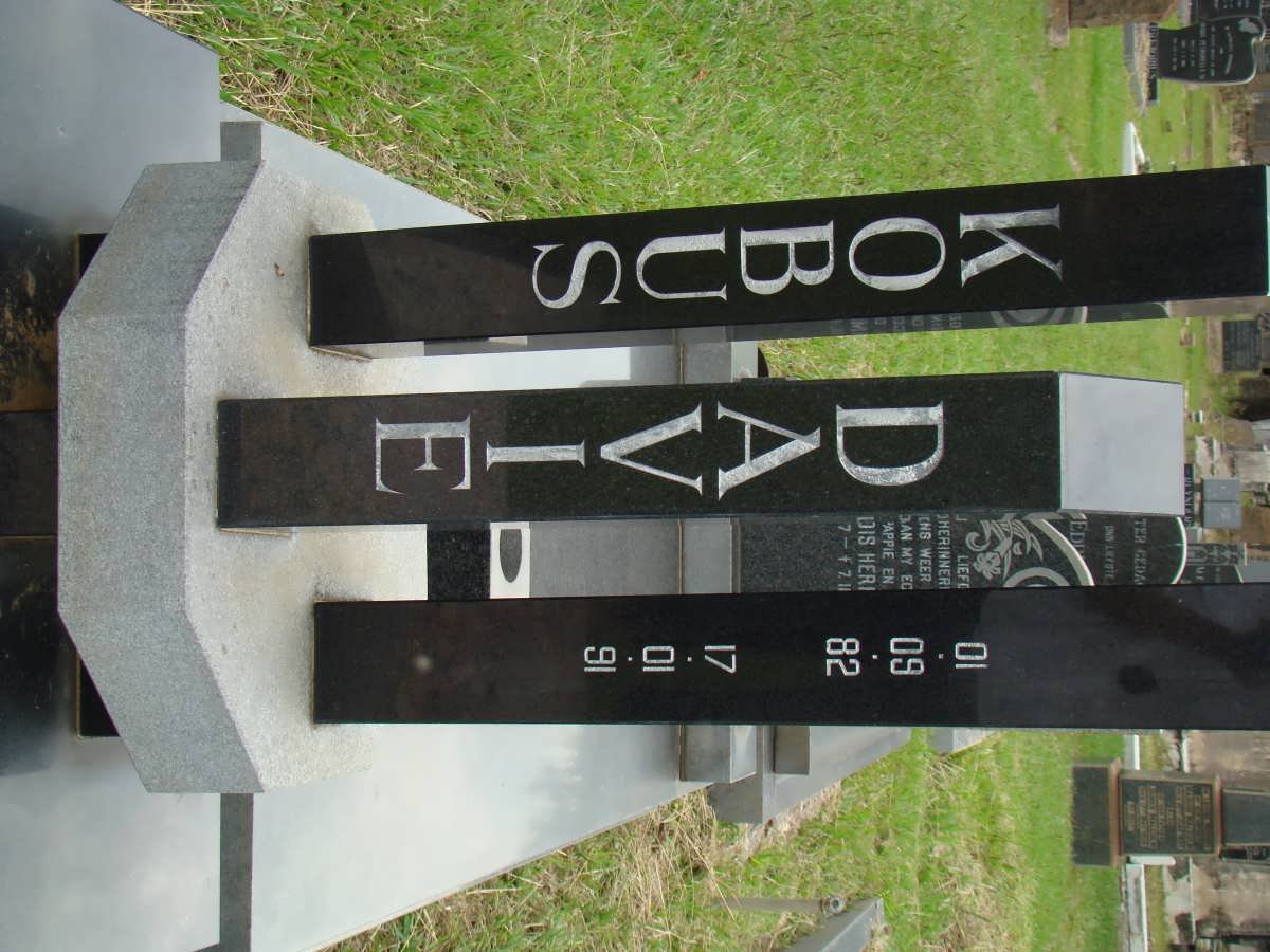 DAVIES Kobus 1982-1991