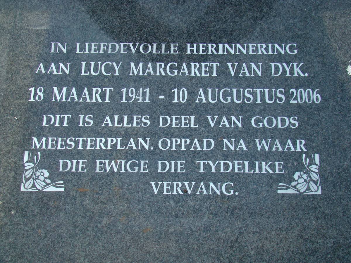 DYK Lucy Margaret, van 1941-2006