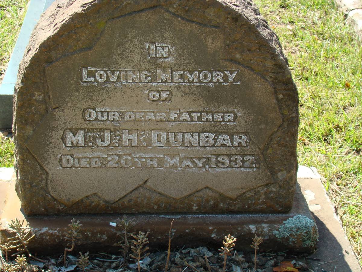 DUNBAR M.J.H. -1932