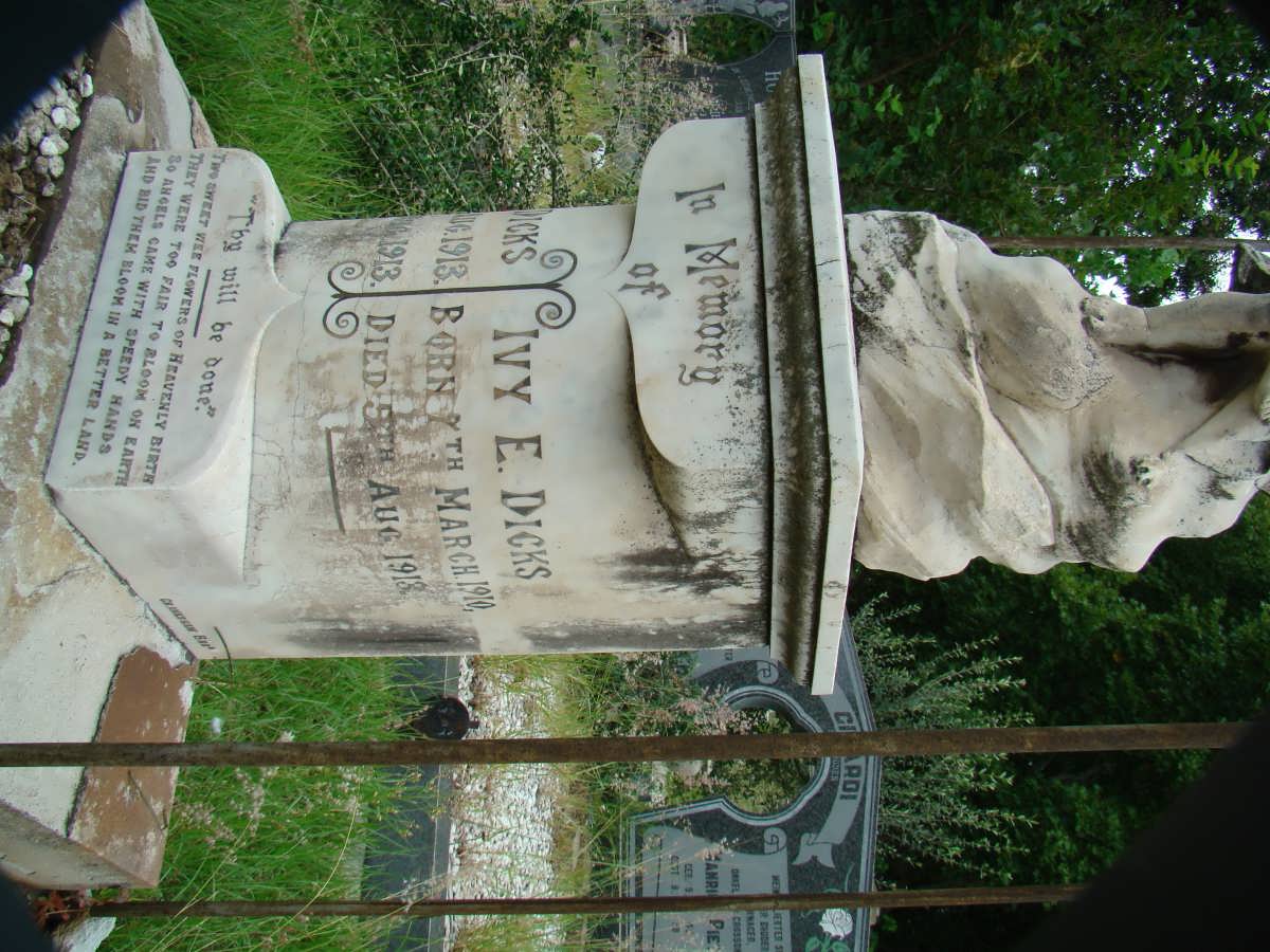 DICKS Ivy E. 1910-1913