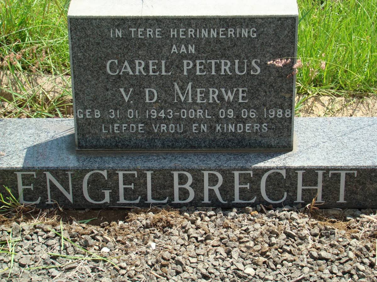 ENGELBRECHT Carel Petrus van der Merwe 1943-1988
