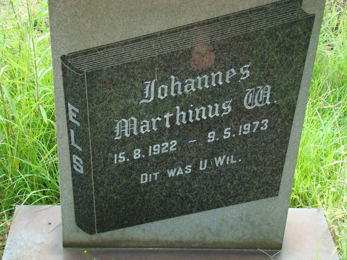 ELS Johannes Marthinus W. 1922-1973