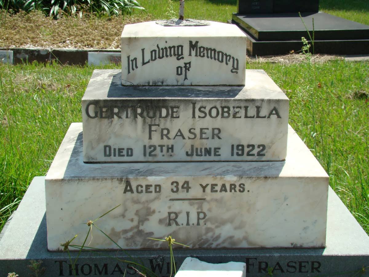 FRASER Gertrude Isobella -1922