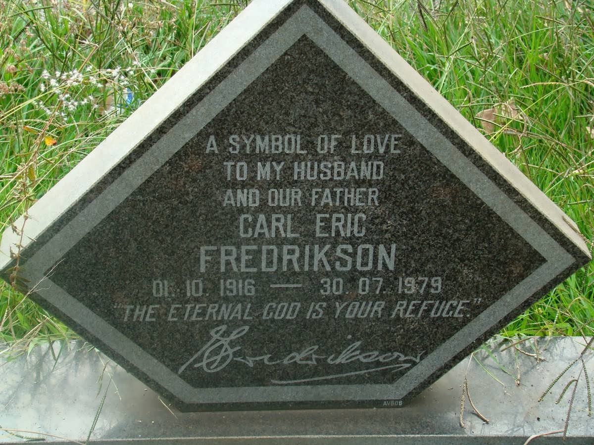 FREDERIKSON Carl Eric 1916-1979