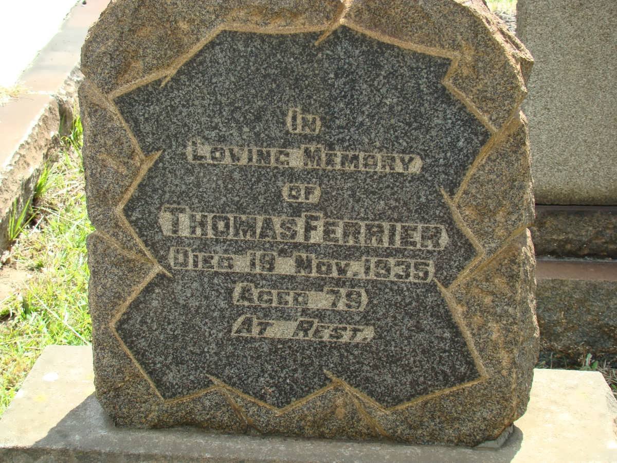 FERRIER Thomas -1935