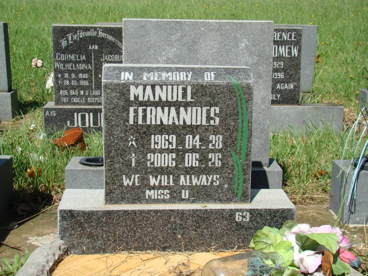 FERNANDES Manuel 1969-2006