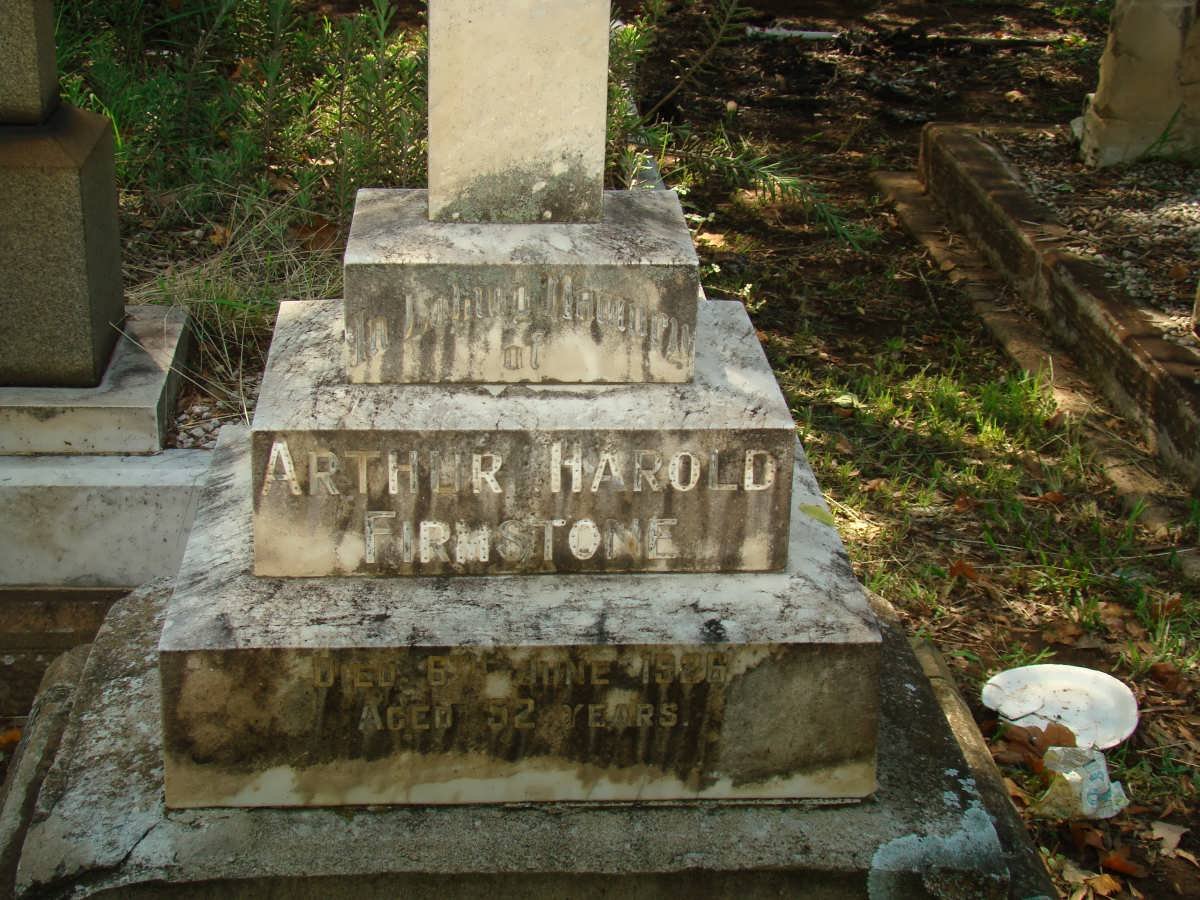 FIRMSTONE Arthur Harold -1926