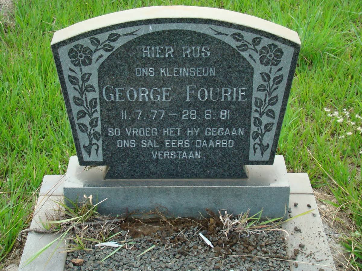 FOURIE George 1977-1981