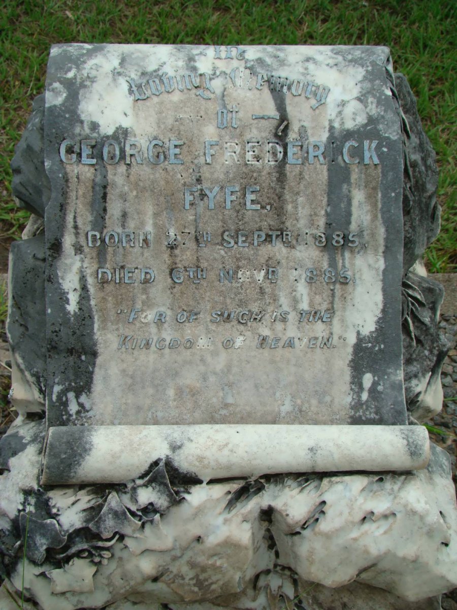 FYFE George Frederick 1885-1885
