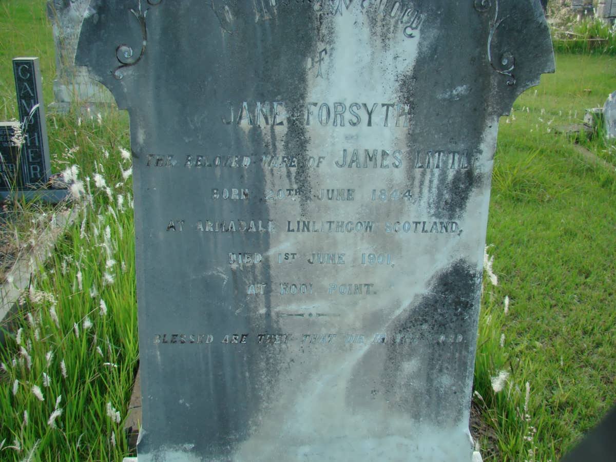 FORSYTH Jane 1844-1901