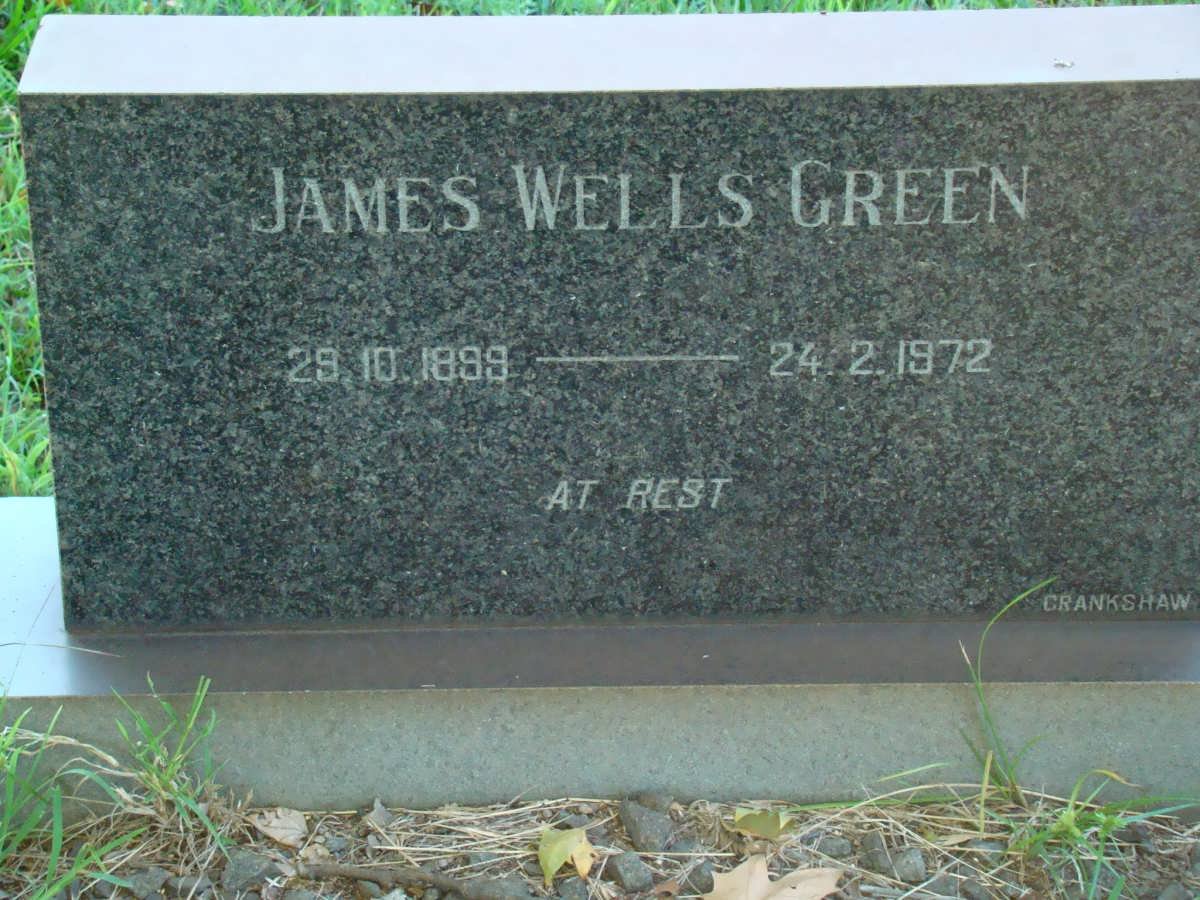 GREEN James Wells 1899-1972