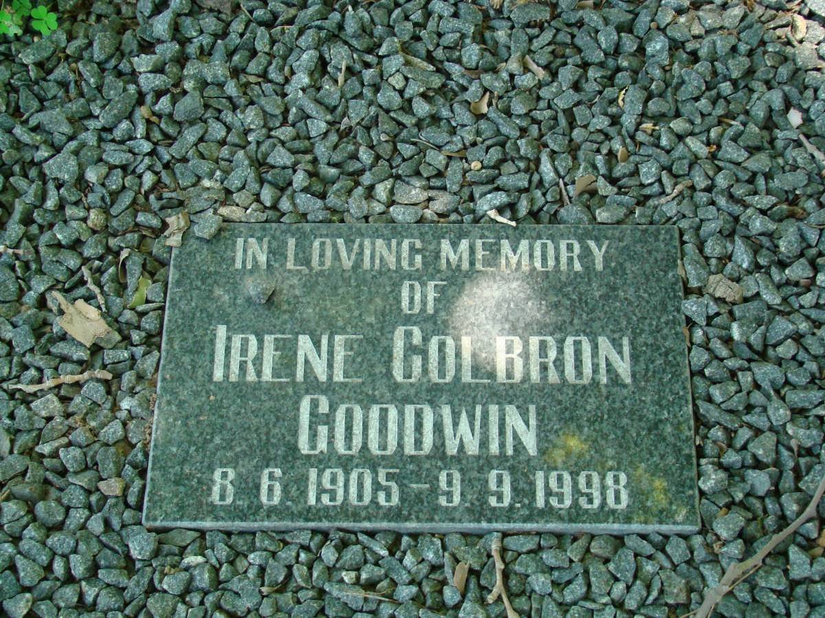 GOODWIN Irene Colbron 1905-1998