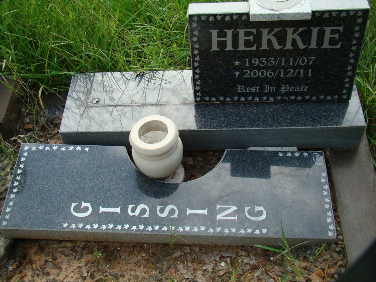 GISSING Hekkie 1933-2006