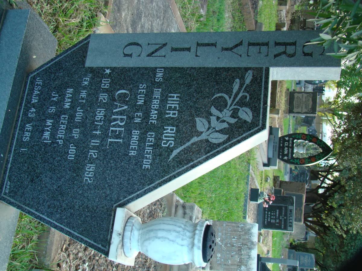 GREYLING Carel 1967-1992