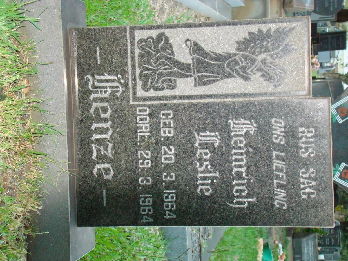 HENZE Heinrich Leslie 1964-1964