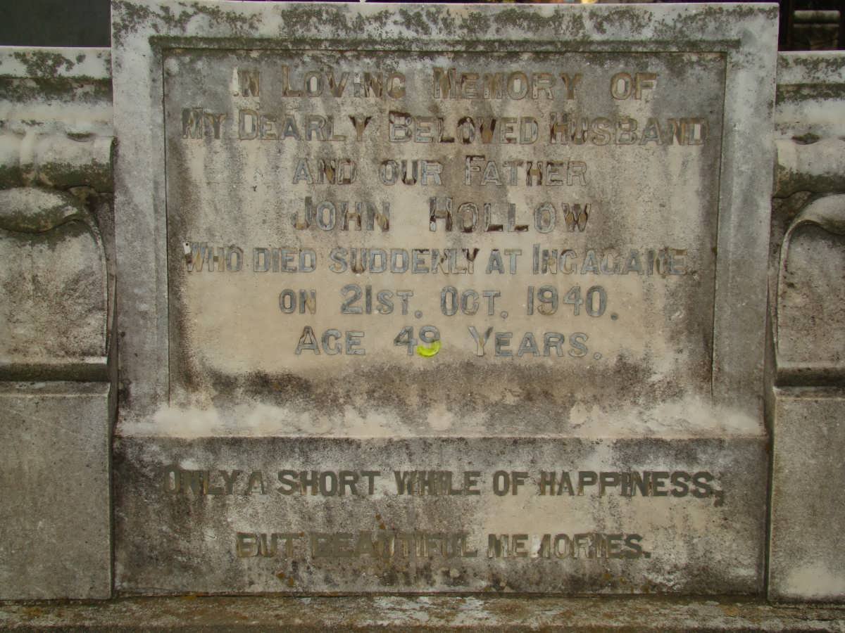 HOLLOW John -1940