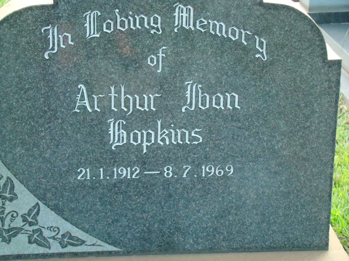 HOPKINS Arthur Iban 1912-1969