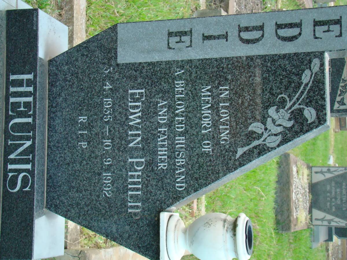 HEUNIS Edwin Philip 1935-1992