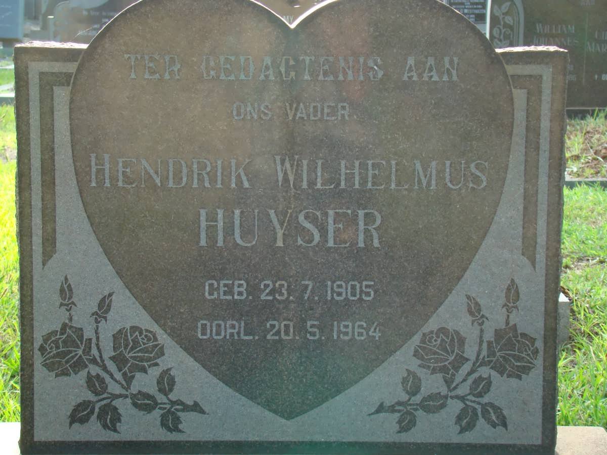 HUYSER Hendrik Wilhelmus 1905-1964