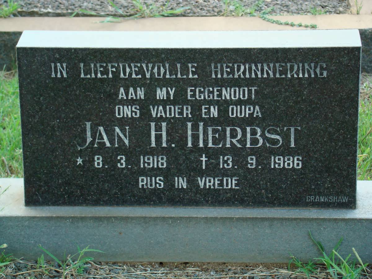HERBST Jan H. 1918-1986
