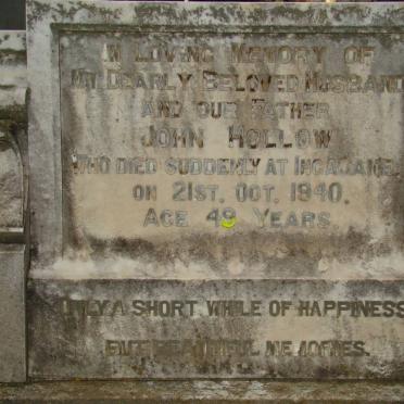 HOLLOW John -1940
