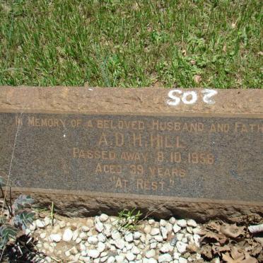 HILL A.D.H. -1958