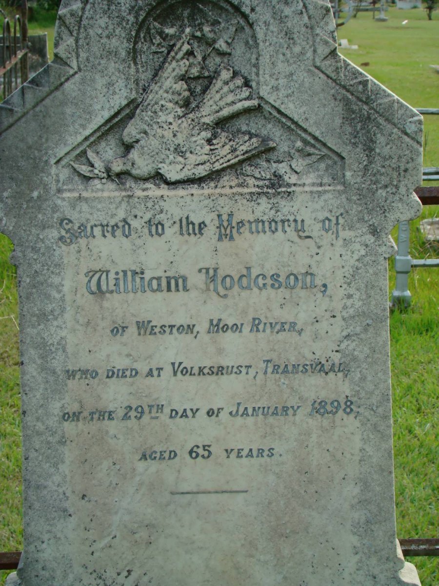 HODGSON William -1898