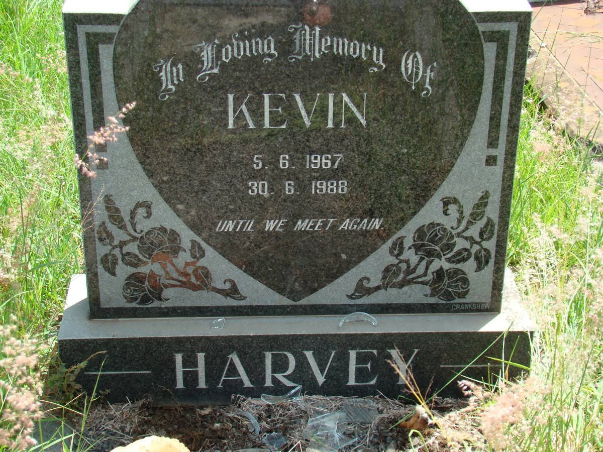 HARVEY Kevin 1967-1988