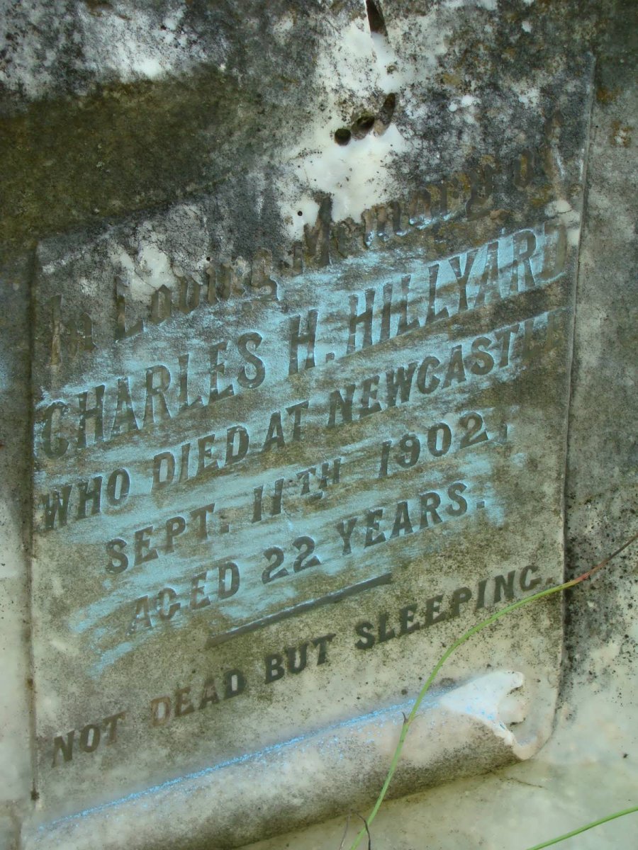 HILLYAR Charles H. -1902