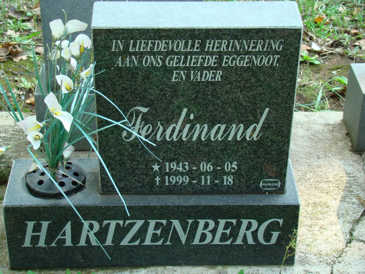 HARTZENBERG Ferdinand 1943-1999