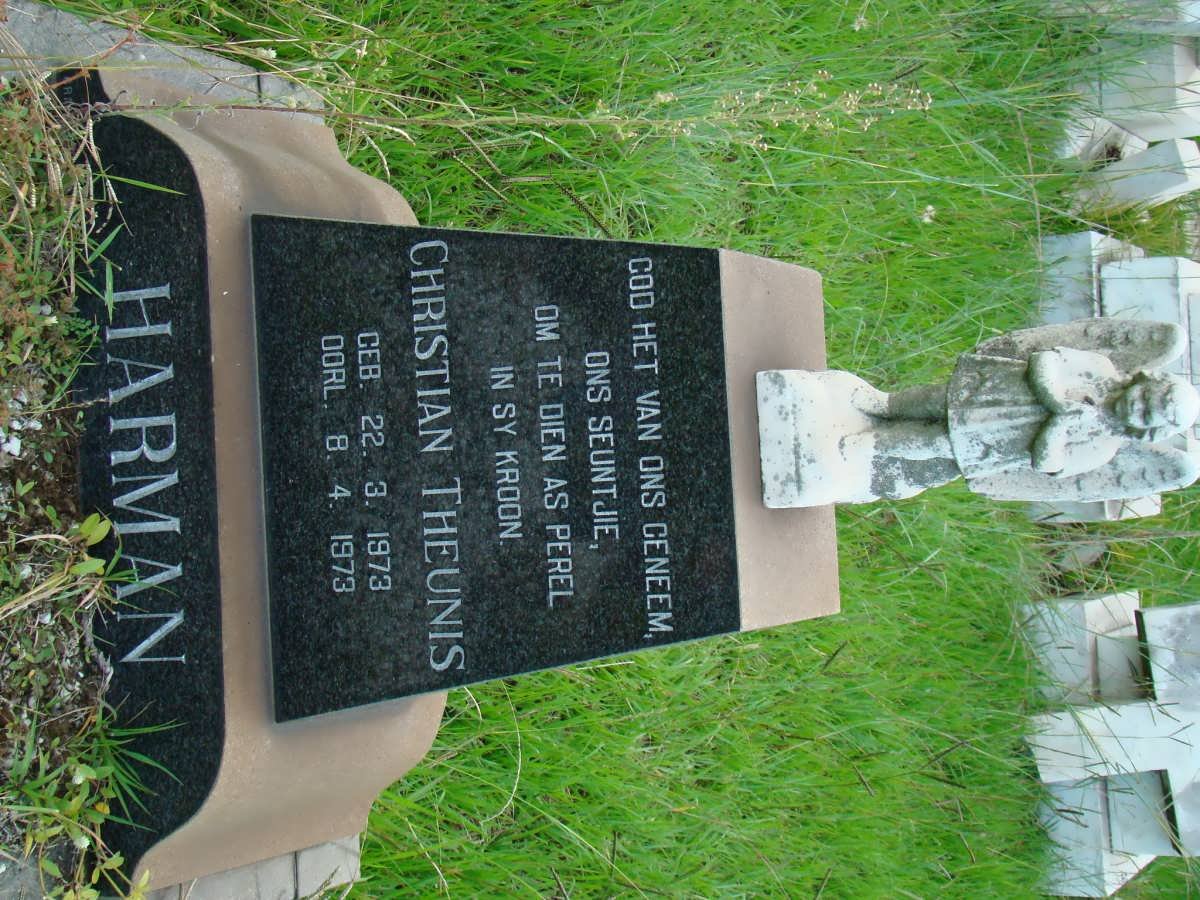 HARMAN Christian Theunis 1973-1973
