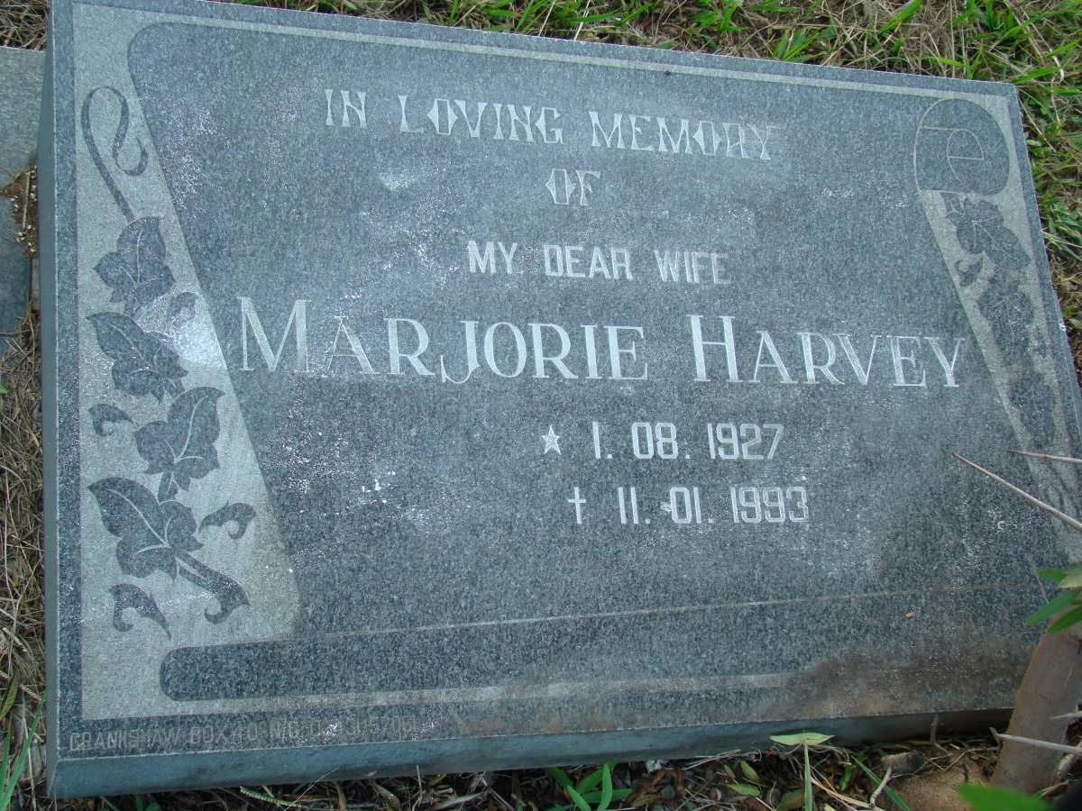 HARVEY Marjorie 1927-1993