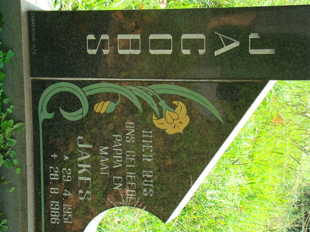 JACOBS Jakes 1951-1986